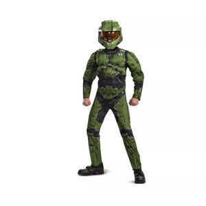 Disguise HALO Master Chief Infinite Deluxe Halloween Costume Jumpsuit M or S